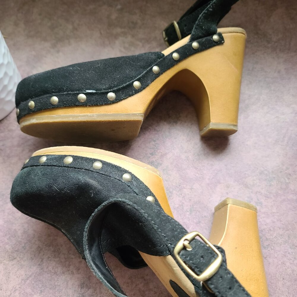 725 Originals Platform Clog Black with ankle wrap. sze 7.5 - Picture 7 of 7